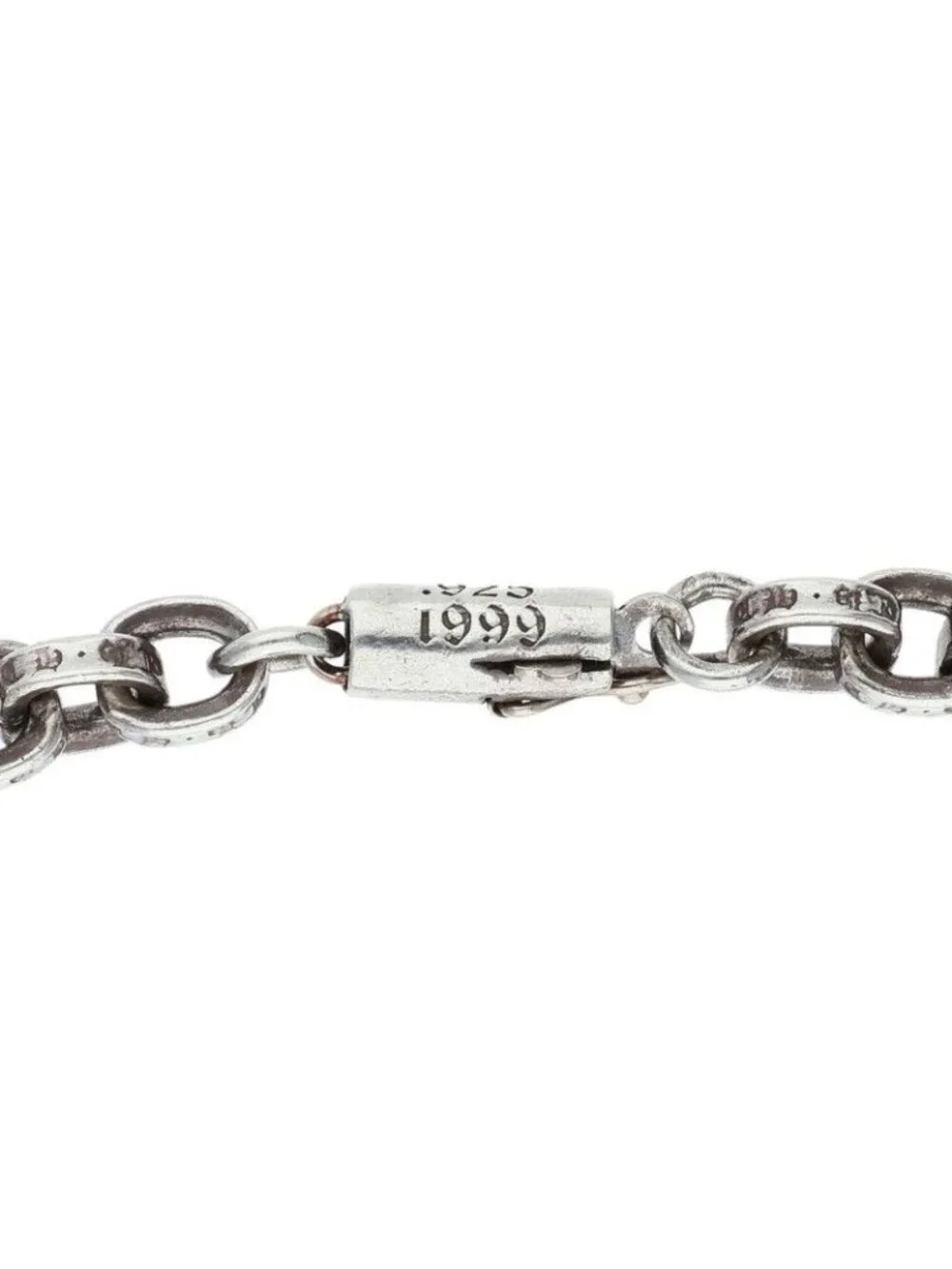 Chrome Hearts Paper Chain Silver Bracelet
